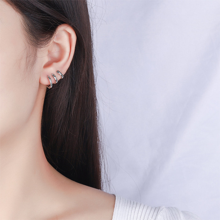 Wholesale Clip On Earring Earrings Wave Clip On Earring Fashions Women Gift 662