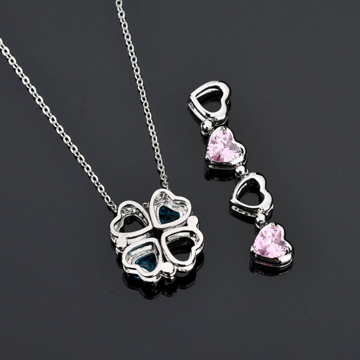 Clover Love Necklace Girls' Gifts Wholesale Necklace p402