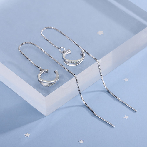 Wholesale Gang Drill Cross Ear String Earring Women Gift