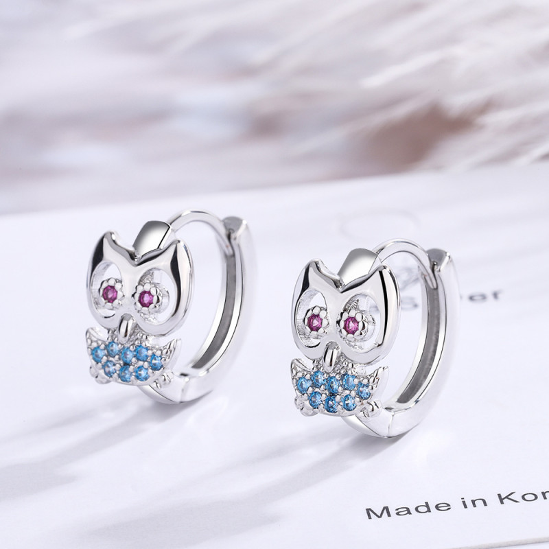Wholesale Owl Clip On Earring Animal Fashions Women Gift  663