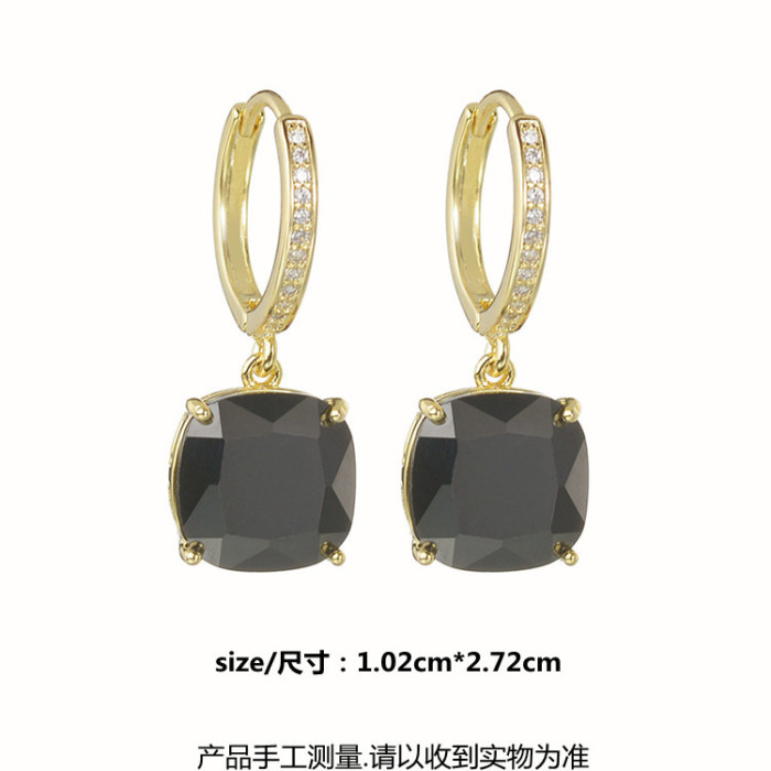 Wholesale Square Earrings Eardrops Clip On Earring Wholesale  Ornament Women Gift WE8061445