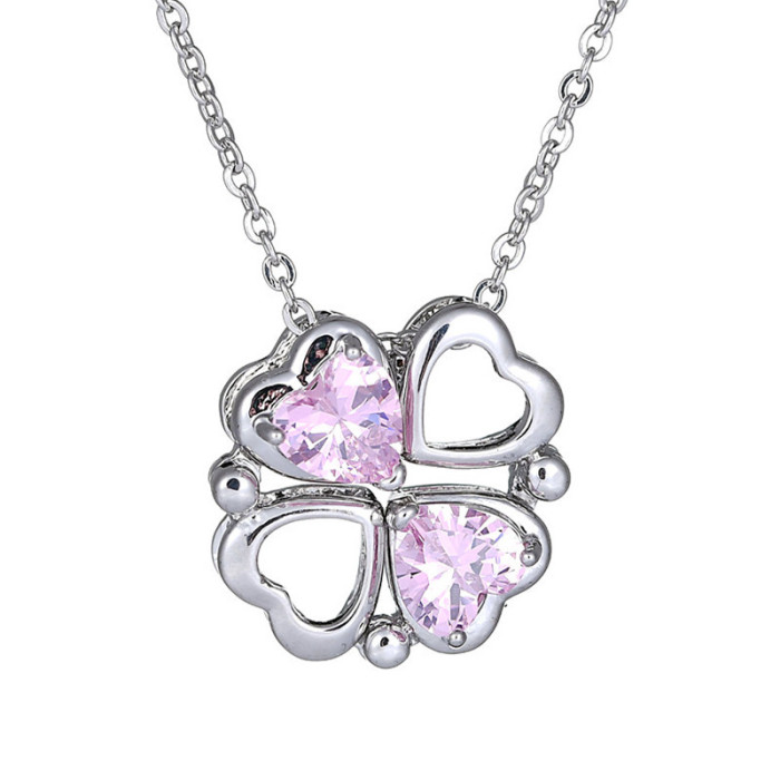 Clover Love Necklace Girls' Gifts Wholesale Necklace p402