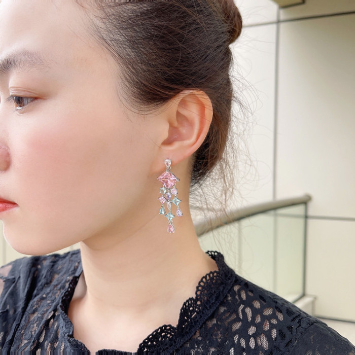 Wholesale Earrings S925 Pure Silver Ear Pin Trendy Luxury Stud Earring Women Gift 2022