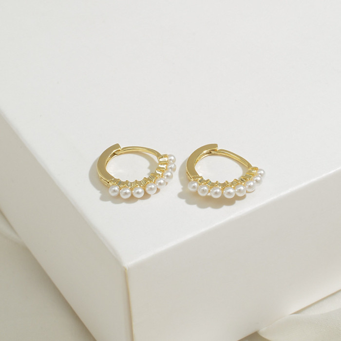 Wholesale Fashion Pearl Earrings Autumn Winter Ear Clip Stud Earrings For Women Jewelry Jewelry Gift
