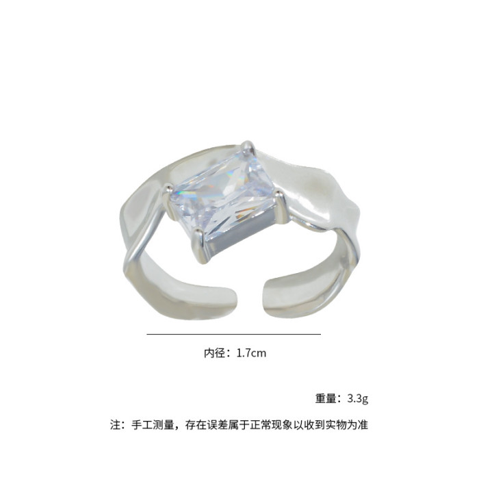 Wholesale 2021 New Zircon Ring Women Girl Lady Ring Crystal Gemstone Accessories Dropshipping Jewelry Gift