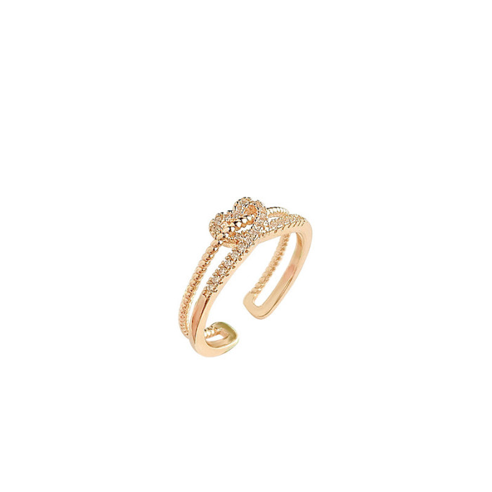 Wholesale Heart Cross Zircon Ring For Women Ring Bracelet Dropshipping Jewelry Gift