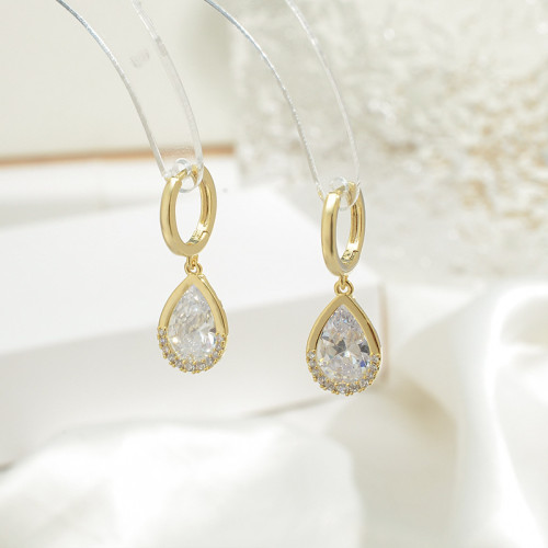Wholesale Fashion Zircon Drop Earrings Women Earrings Ornament Jewelry Dropshipping Jewelry Gift