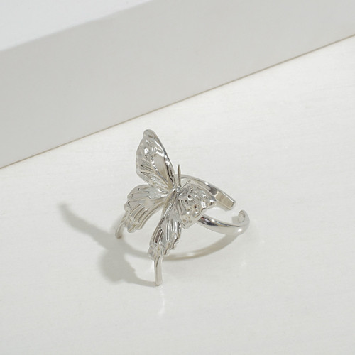 Wholesale Butterfly Ring Accessories Open Ring Ornament Dropshipping Jewelry Gift