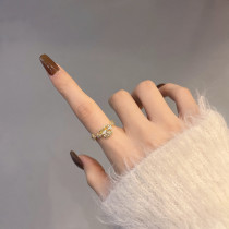 Wholesale  Butterfly Ring Female Women Girl Fashion Adjust Open Index Finger Ring Jewelry Gift