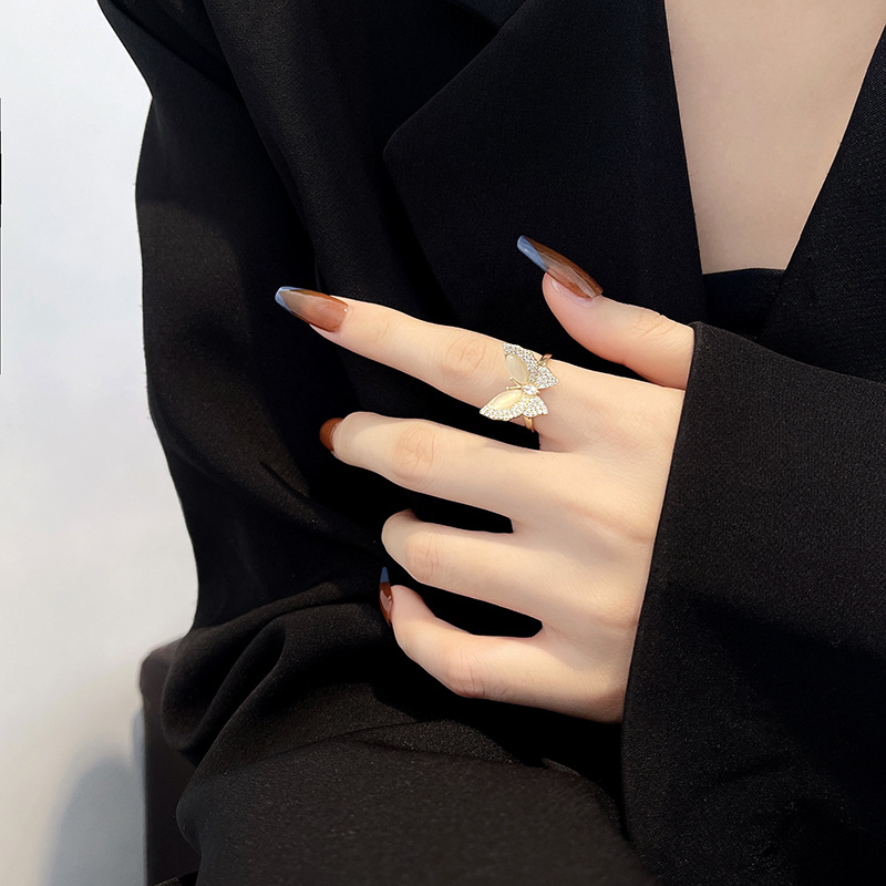 S Desingers Ring Index Finger Rings Female Fashion Personality Ins Trendy  Niche Design Time To Run Internet Celebrity Sier And Rose Gold From 10,79 €  | DHgate