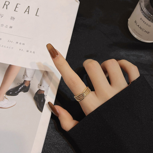 Wholesale Adjust Open Index Finger Ring Female Women Girl Fashion Ring Jewelry Gift