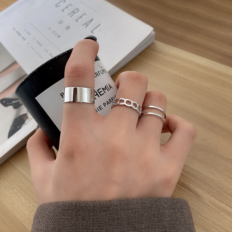 Wholesale Ring Female Women Girl Stylish Adjust Opening Adjustable Index Finger Joint Ring Jewelry Gift