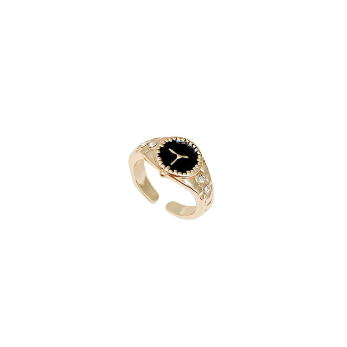 Wholesale Watch Holder Adjust Open Ring Female Women Girl Stylish Index Finger Ring Jewelry Gift