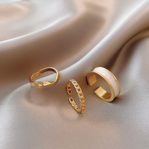 Set Rings Female Forefinger Ring Joint Open Adjust Ring