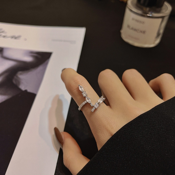 Open Adjust Ring Women Index Finger Ring Fashion Ring