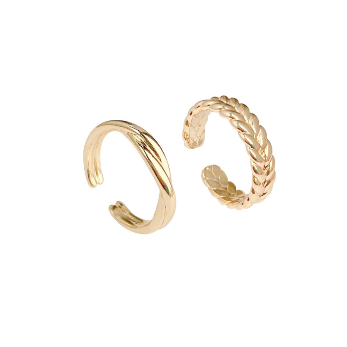 Two-Piece Ring Female Open Adjusting Adjustable Ring