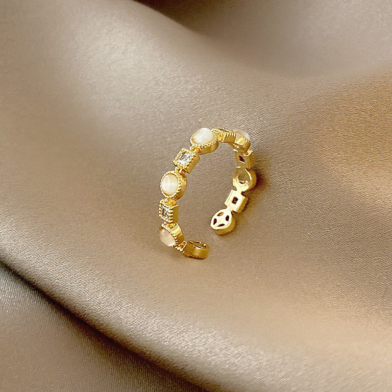 Opal Open Adjust Adjustable Ring Female Ring Wholesale