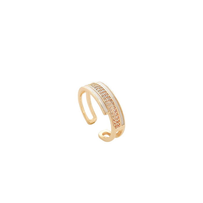 Wholesale Open-End Zircon Ring Women's Stylish Index Finger Ring Jewelry Women Gift