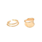 Wholesale Dual Layer Open-End Ring Adjust Forefinger Ring Jewelry Women Gift