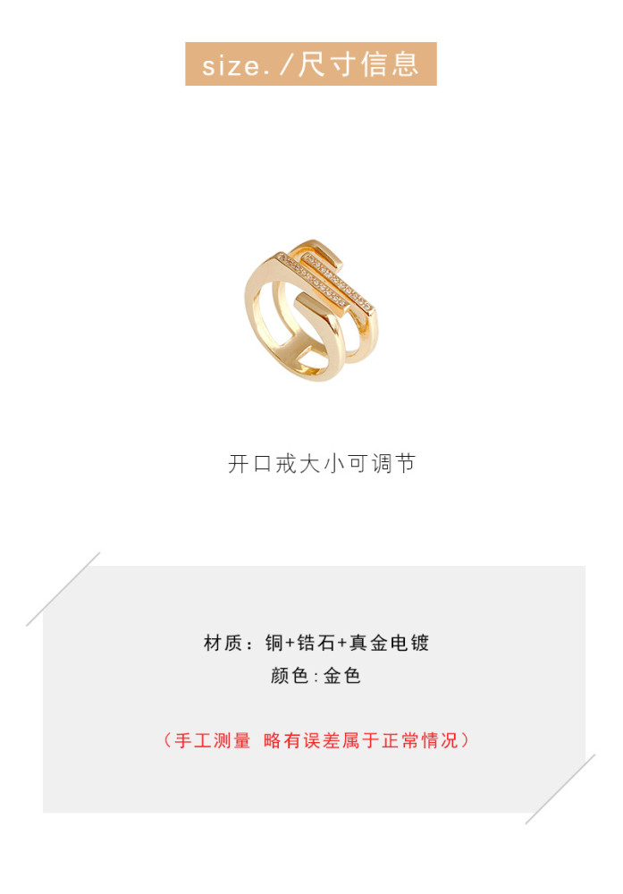 Wholesale Ring Adjust Fashion Ring New Ring Hand Jewelry Jewelry Women Gift