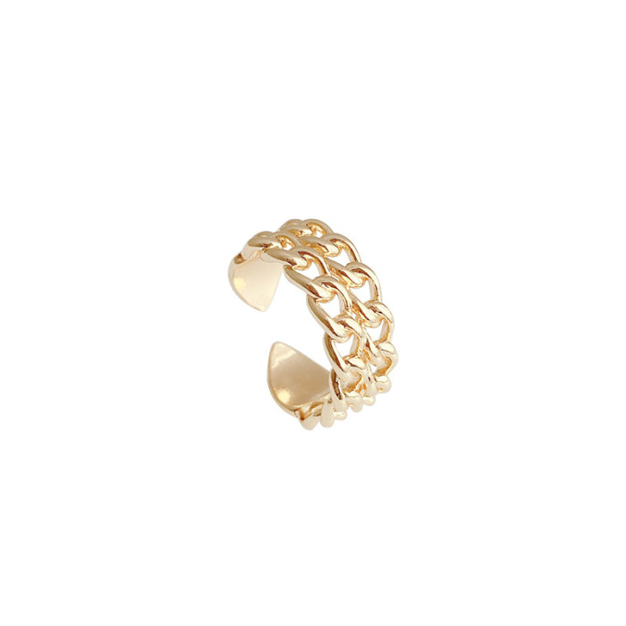 Wholesale Double Layer Chain Ring Adjust Ring Ring Jewelry Women Gift