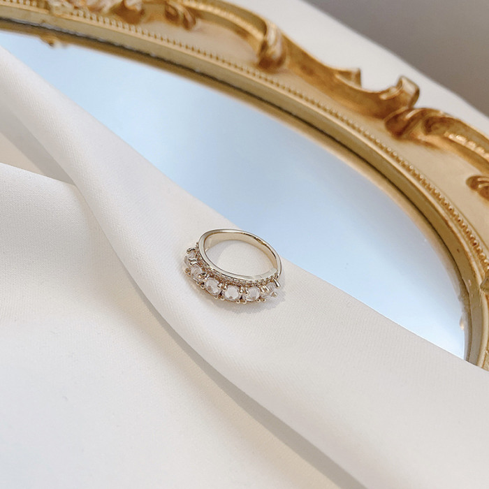 Wholesale Zircon Ring Adjust Forefinger Ring Hand Jewelry Jewelry Women Gift