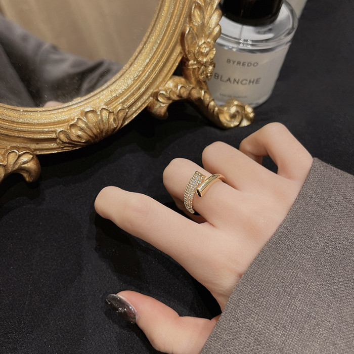 Wholesale Ring Adjust Index Finger Ring Stylish Opening Ring Jewelry Women Gift