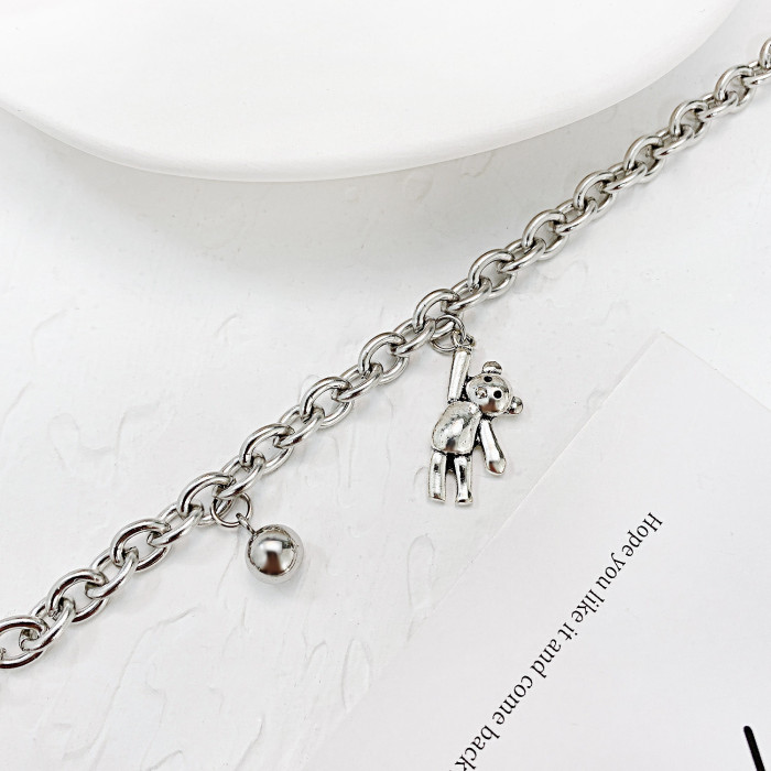 Fashion Charm Bracelets Punk Chunky Thick Chain Bracelet for Women Fashion Female Jewelry gb1182