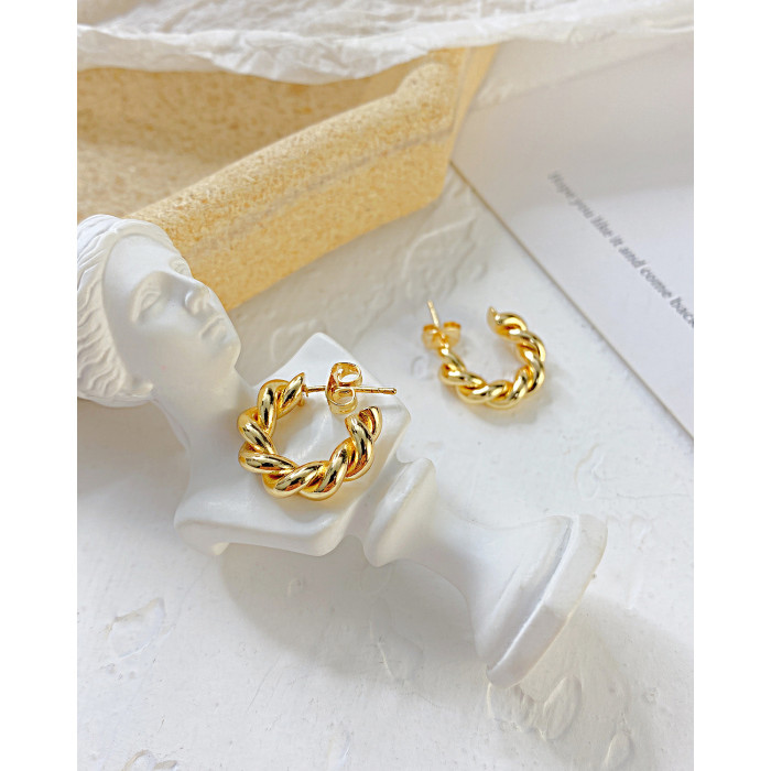 Hoop Earrings for Women Gold Color Earrings Girl Jewelry Arab Africa Earrings Middle East Jewelry Gift