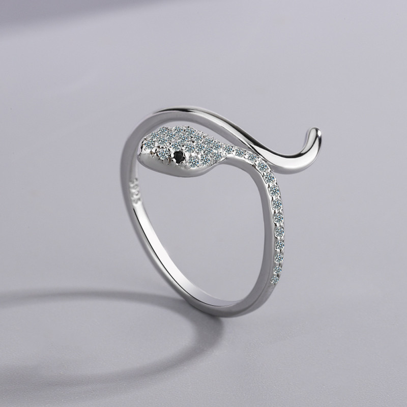 Ring Sparkling Snake Rings Original Women Rings Engagement Rings Girl Gift 429