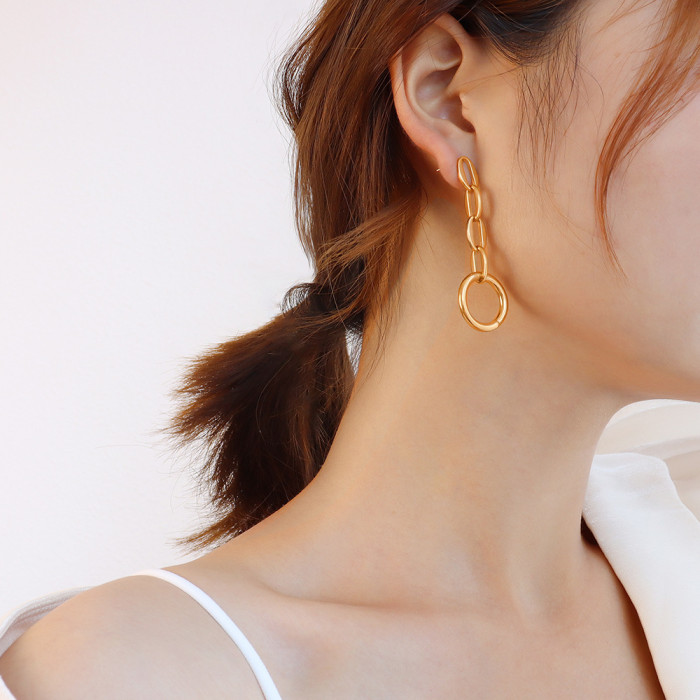 Baroque Freshwater Pearl Dangle Earrings Genuine Natural Pearl Long Chain Dangles Gold Dainty Bridesmaid Drop Earring