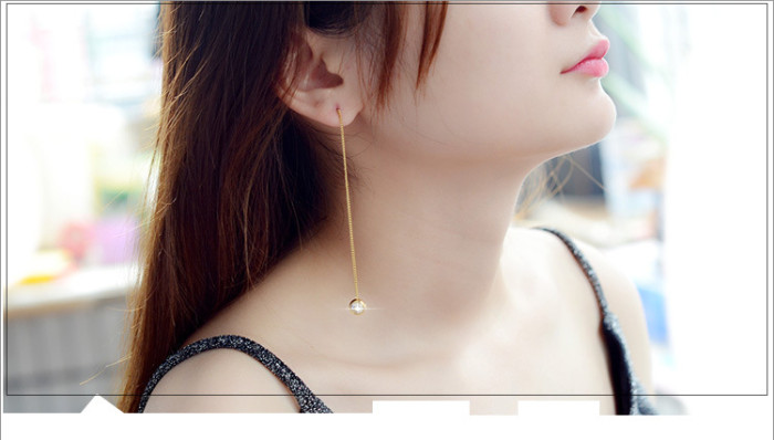 Trendy Exquisite Inlaid Zircon Star Thread Drop Earrings for Women Temperament Long Tassel Ear Line Earring Luxury Jewelry Gift