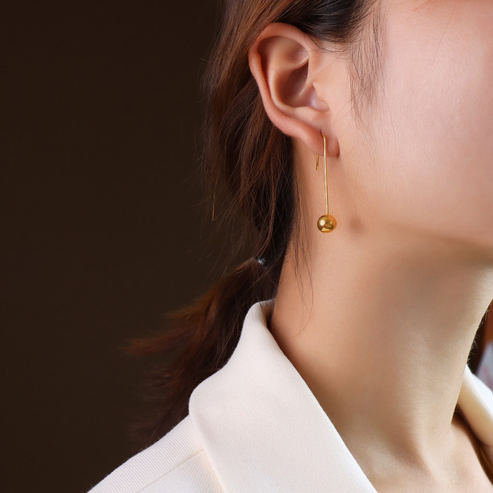 Gold Stainless Steel Earrings Hooks Diy Earring for Women Jewelry Making Supplies Wholesale Items