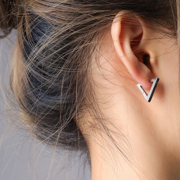 Trendy Geometric Star Hoop Earrings for Women Copper Gold Color Minimalist Round Hollow Statement Earrings Korea Jewelry