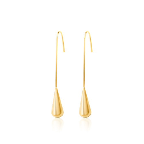 Minimalist Chic Earrings for Women Long Stick Waterdrop Hook Earring Ladies Party Show Gifts Jewelry Dropship