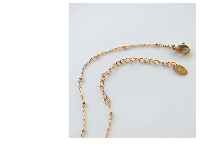 Gold Plated Elephant Necklace for Women Jewelry Titanium Steel Pendant Necklace Animal Luxury Choker Japanese Korean Wholesale