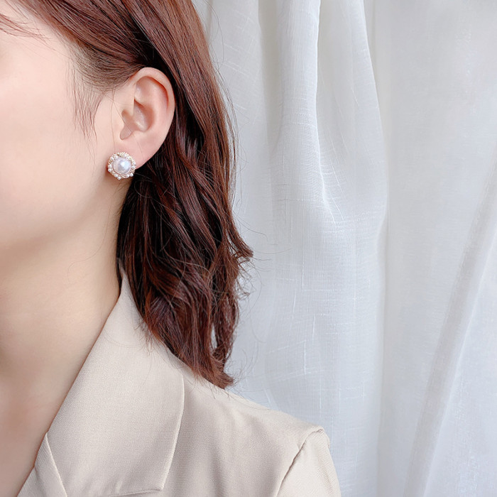 Fashion Pearl Earring Stud Earrings for WomenJewelry Korean Girls Vintage Accessories 2022 Trends