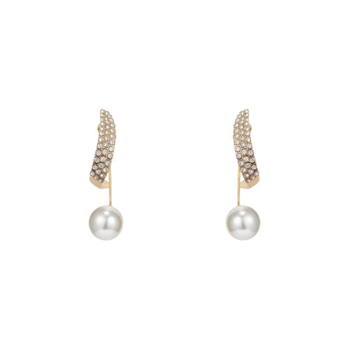 Natural Freshwater Pearl Pendant Earrings Elegant Drop Earrings Gift for Women Party High Jewelry