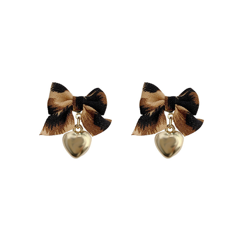 Fashion Leopard Cloth Drop Earrings for Women Bohemia Oversize Dangle Earrings Statement Party Jewelry Gifts