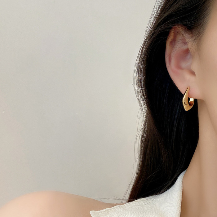 Ear Studs Simple Style Circle Earrings Personality Fashion Classical Three Pieces Set