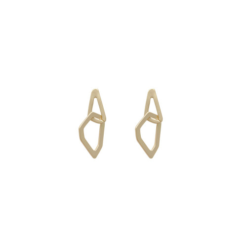 Korean irregulares Acrylic Earrings Stud Women White Geometric Style Cute Drop Earring Kpop Fashion Jewelry