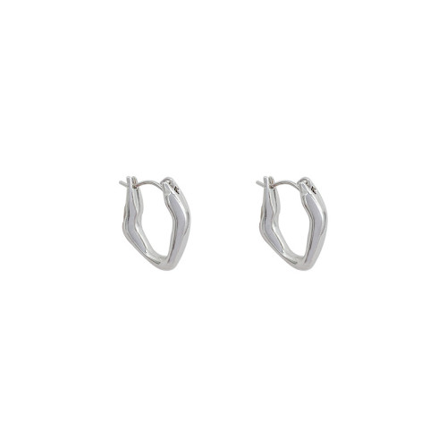 Silver Color Chunky Hoop Earrings for Women Punk Ear Jewelry New Wholesale