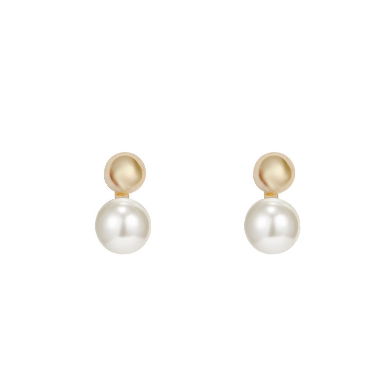 Promotion Back Hanging Pearl Earring Womes Short Exquisite Ball Earrings Jewelry Bohemian Wholesale