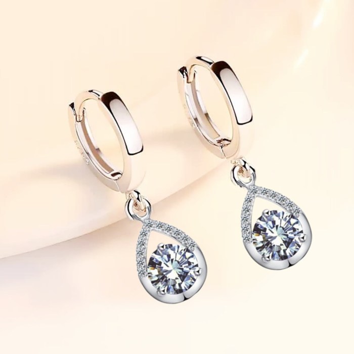 S925 Sterling Silver Trendy women Fashion Jewelry Earrings Pink Blue White Crystal Zircon Long Tassel Drop Retro Earrings
