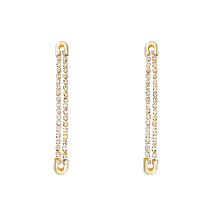 Fashion Long Tassels Chain Earring for Women New Trend Minimalism Jewelry Wholesale