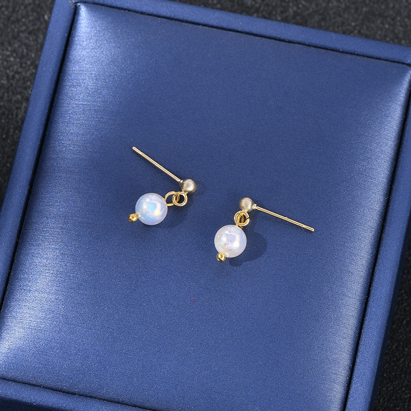 Pearl Hanging Dangle Drop Rhinestone Earring Fashion Jewelry Accessories