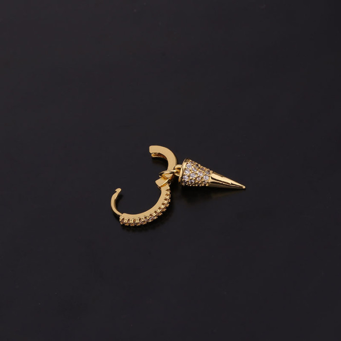 1Piece Lightning Cross Snake Dangle Earrings for Women 2022 Trend Jewelry Stainless Steel Hook Stud Earrings Mother Day