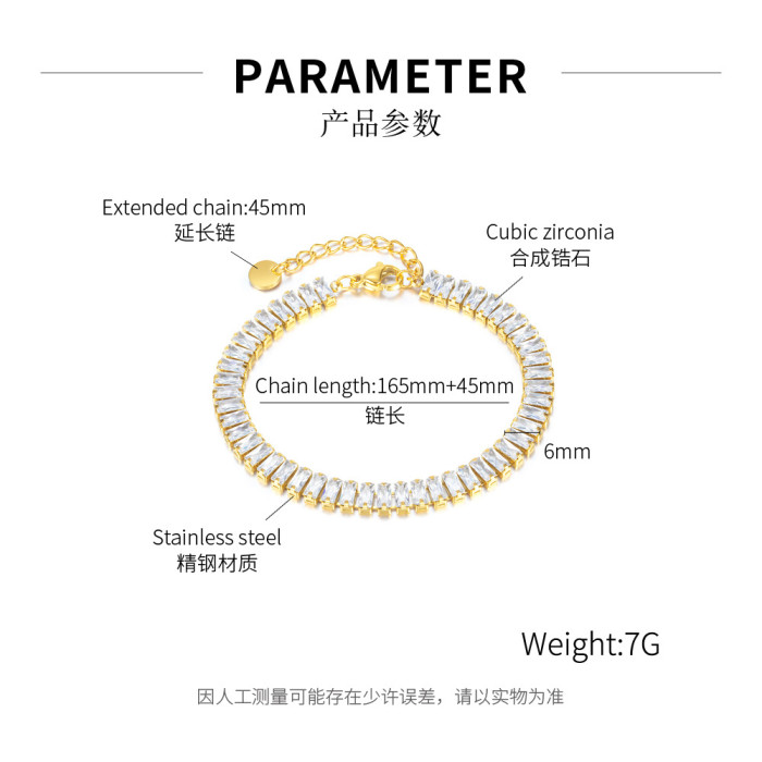 Ornament Batch Double Layer Twin Titanium Steel Bracelet Simple Fashion Ol Stainless Steel Bracelet 1250