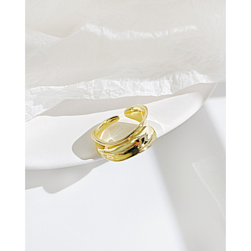 Ornament Fashion Commuter Open Ring Japanese and Korean Special-Interest Design Irregular Adjustable Ring for Women
