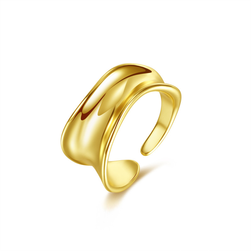 Ornament Fashion Commuter Open Ring Japanese and Korean Special-Interest Design Irregular Adjustable Ring for Women